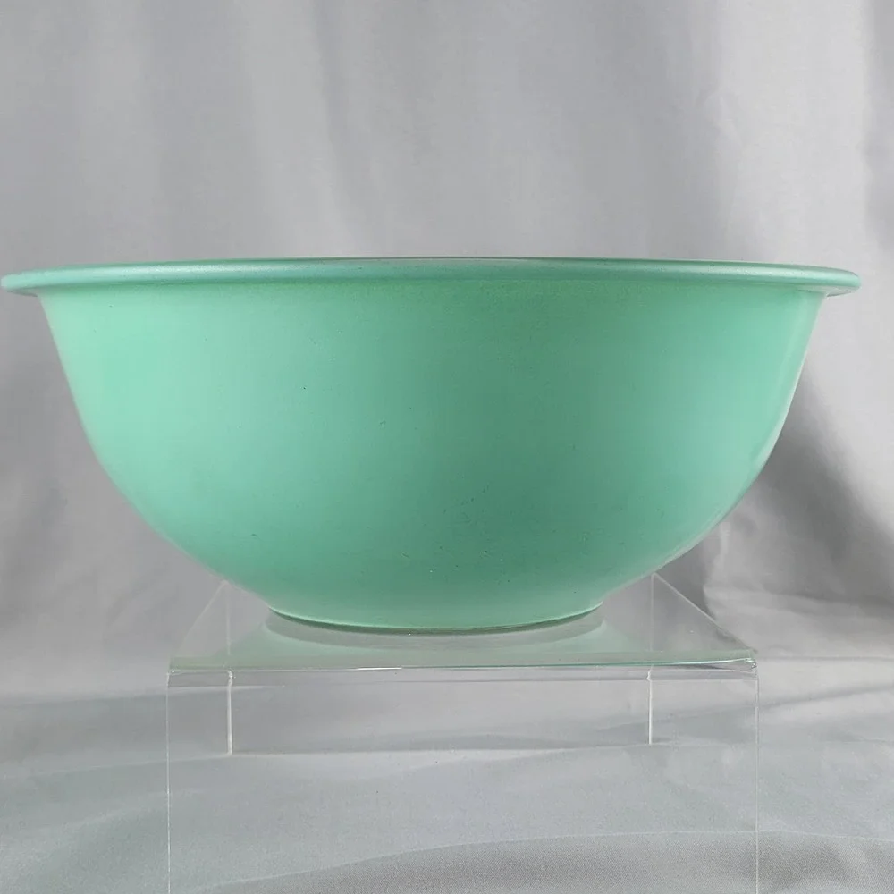 Pyrex Mixing Bowl 2.5L Seafoam Green Vintage 325 Glass Nesting Bowl USA